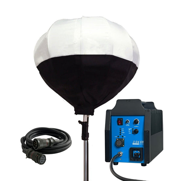 ALUMOTECH 4000W&2500W Balloon Head+E-Ballast +7m Cable Kit Pro For HMI Film Studio Video Photography Broadcasting