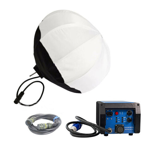 LUMOTECH Balloon Head+575W/1200W/1800W E-Ballast+7m Cable Kit Pro For HMI Film Studio Video Photography Broadcasting