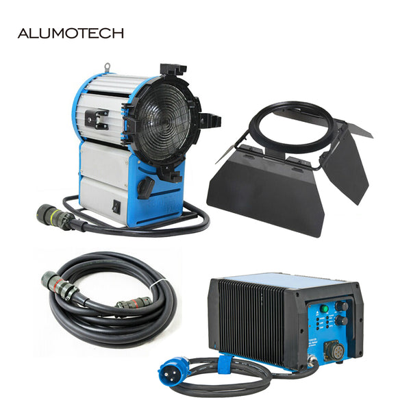 ALUMOTECH HMI 1200W Light Head+ Up To 1000Hz 1200W&575W E-Ballast Flicker-Free+7m Cable Pro For Film Studio Photography