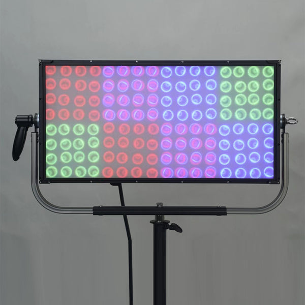 LAYSION 650W sRGB DMX512 Dimming Wireless Remote Full Color LED Splicing Panel Light For Photography Studio Video Film Gear